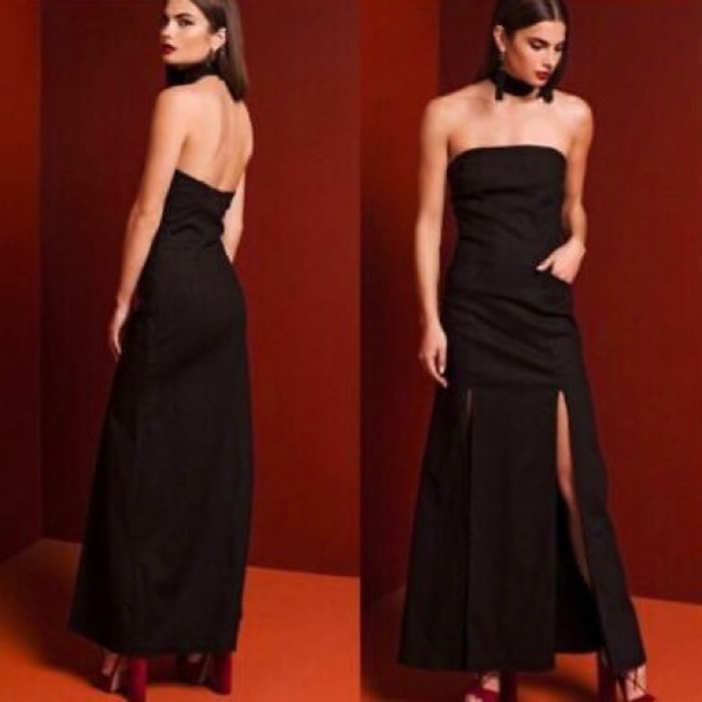 NWT STONE COLD FOX LINEN PRIMROSE MAXI DRESS-XS. Pristine!